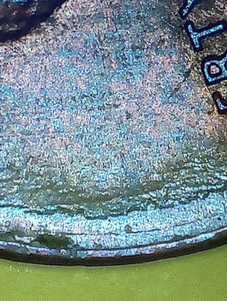 1986 Lincoln Cent Lamination Error #128