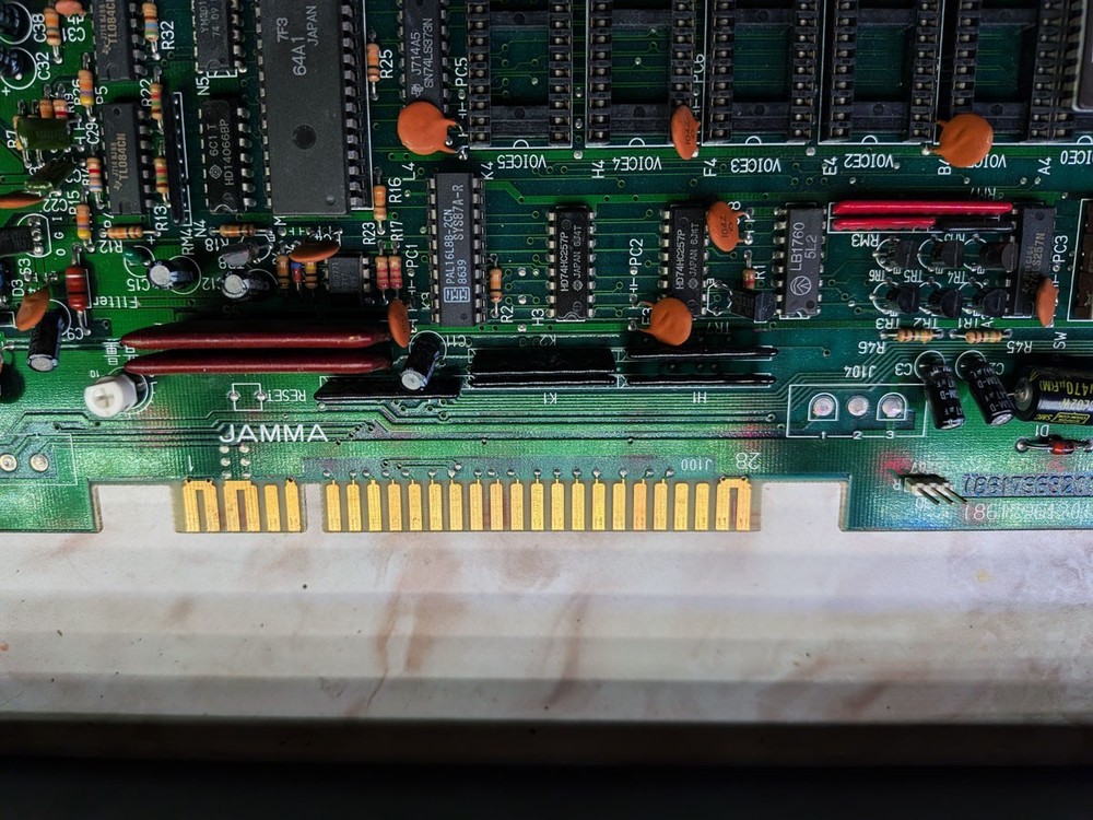 PAC-MANIA PCB PC Boad Namco 1987 SYSTEM-1 JAMMA Mint Condition No Hacks/Repairs
