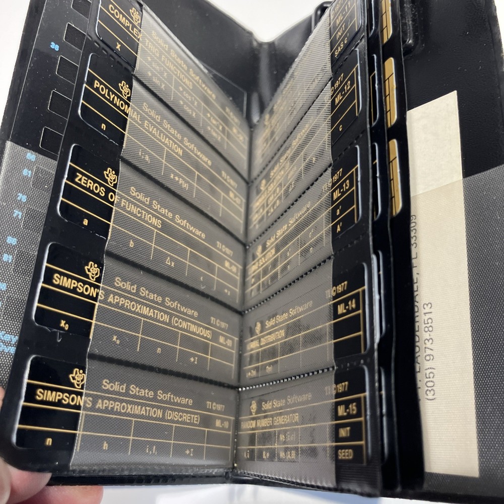 Texas Instruments TI-58C/59 Programmable Calculator Master Library Module ONLY