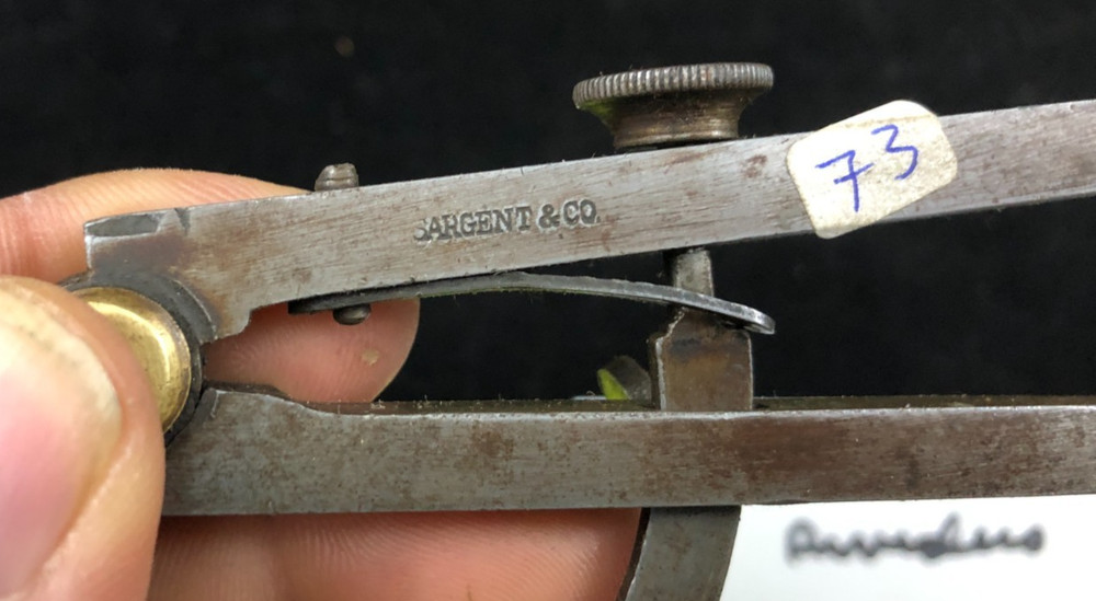 Vintage Sargent & Co. 8" Wing Divider - Compass Caliper Divider-