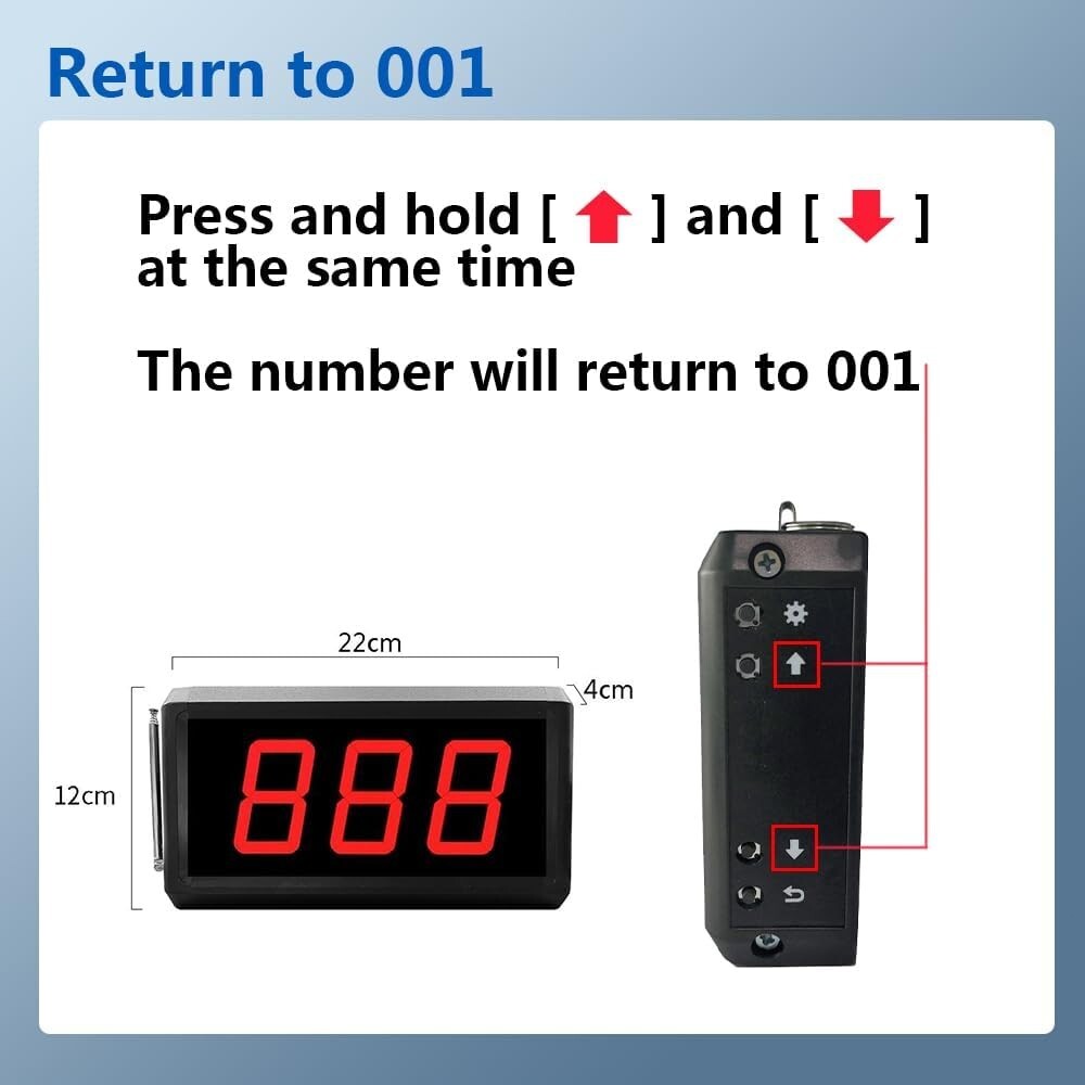 Numbers System Wireless - Waiting Number System Customer Take A Number