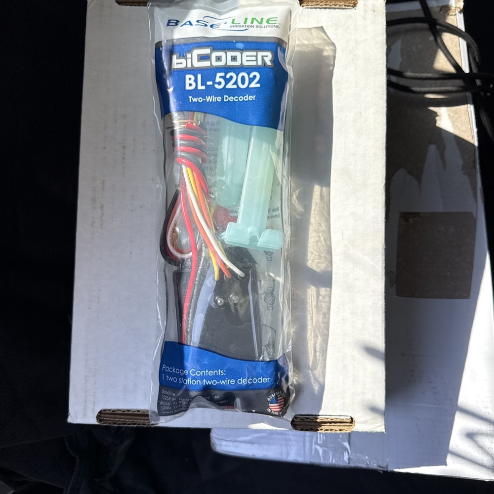 Baseline Zone Valves 2 Valve biCoder Bl-5202 - NEW!