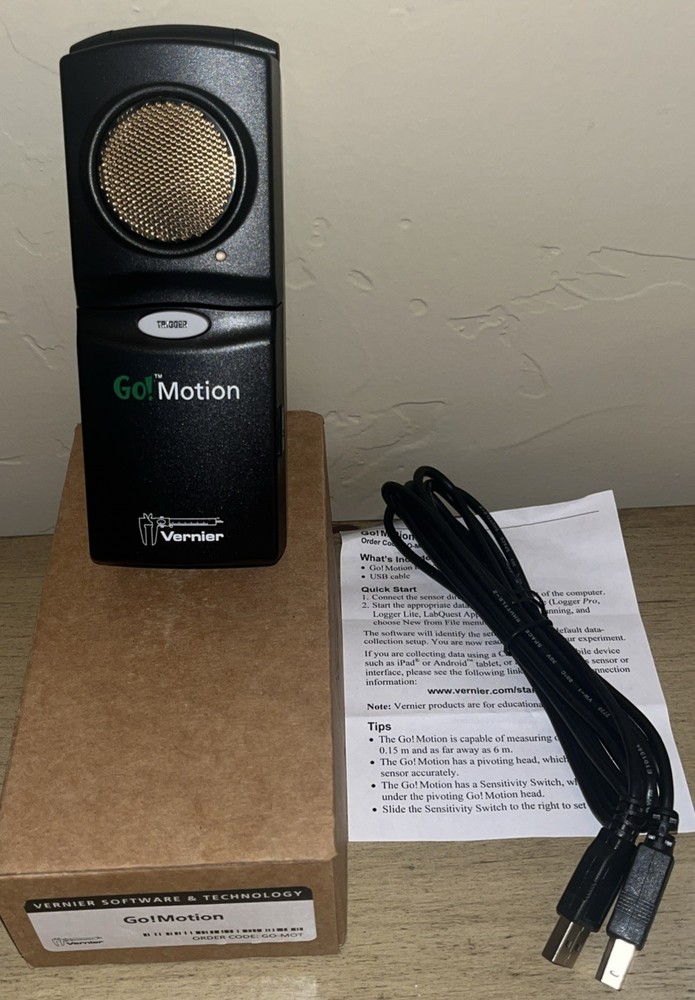 Vernier Go!Motion Vernier Sensor. Velocity & Acceleration data- USB
