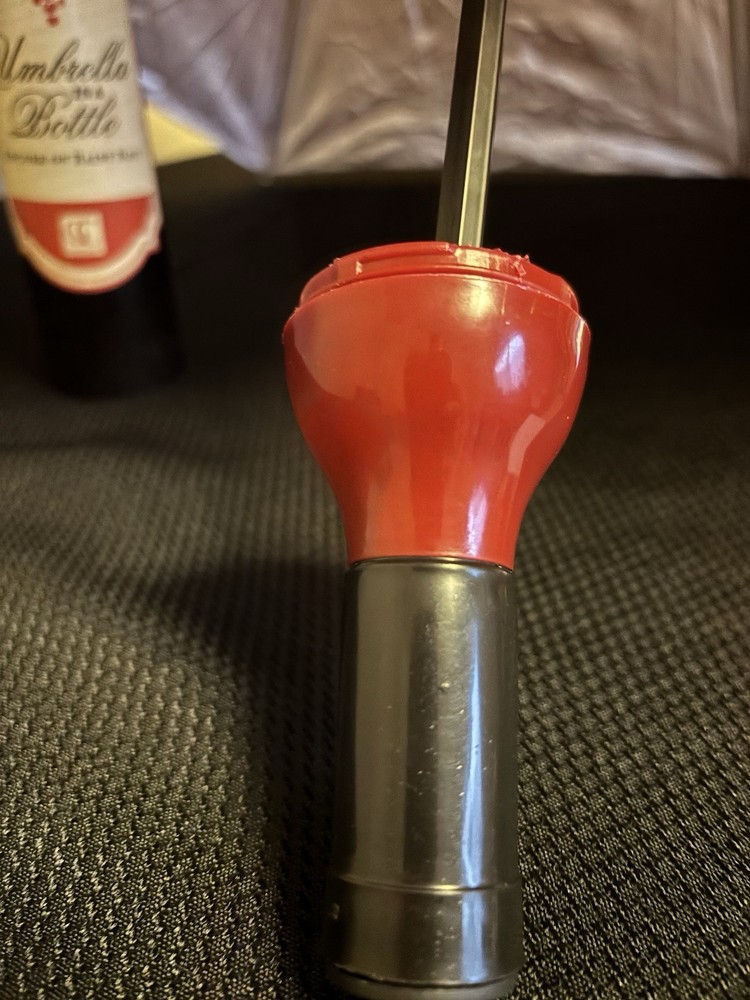 Umbrella In a Wine Bottle