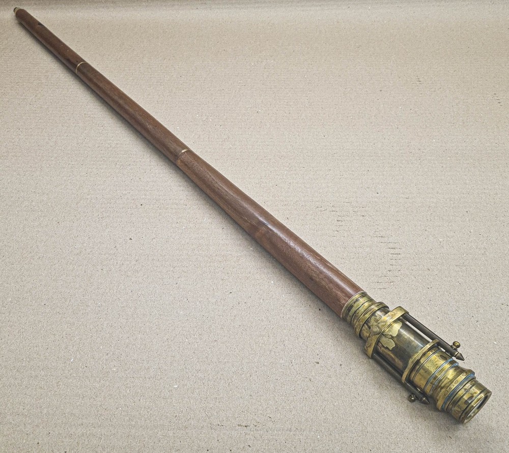 Walking stick for bird watching or hunting