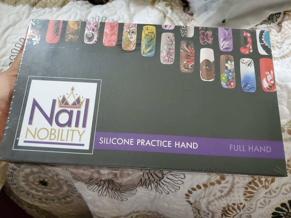 Professional Silicone Practice Hand for Acrylic Nails