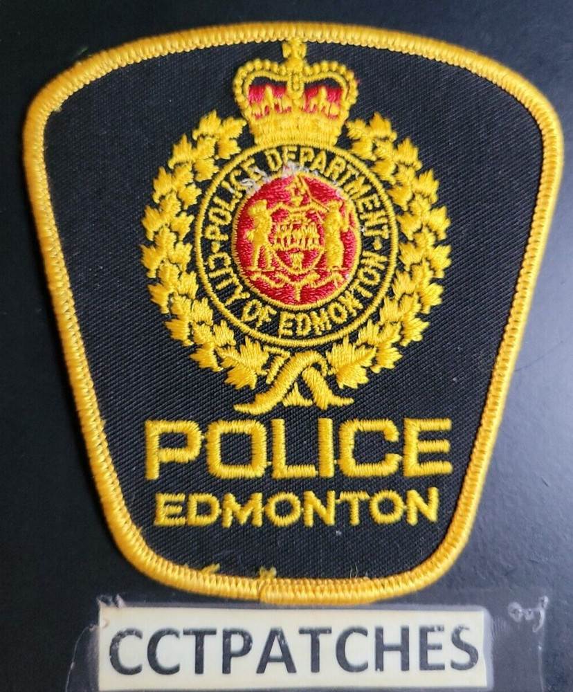 EDMONTON, CANADA POLICE YELLOW SHOULDER PATCH