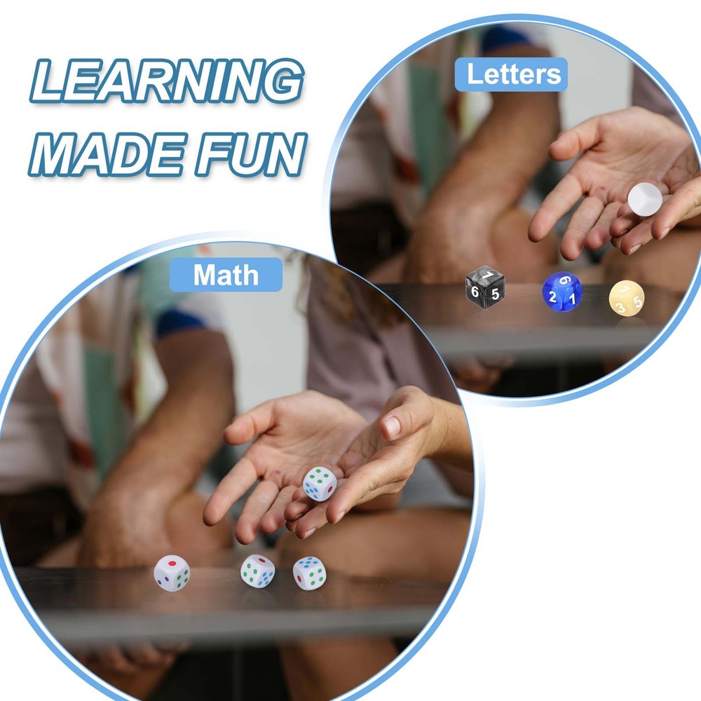 16 mm Dice Blank 100 Pcs Rounded Corner with Smoothed Surface Orange