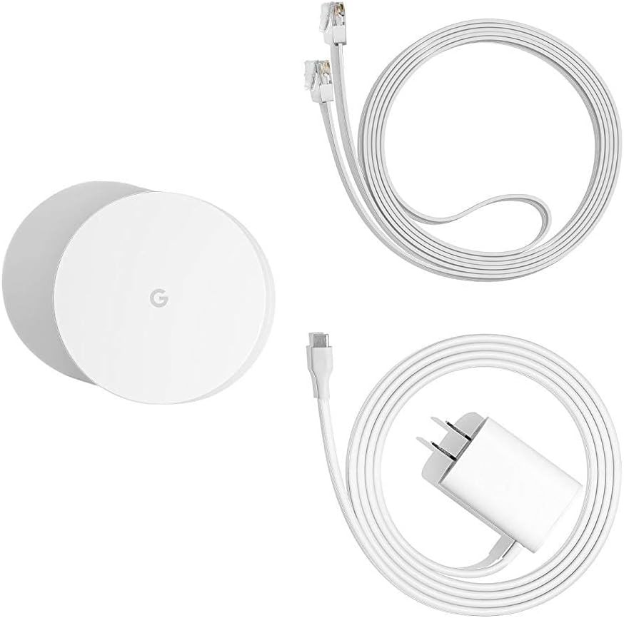 Google WiFi system, 3-Pack -(NLS-1304-25) White-GA3A00441-A08