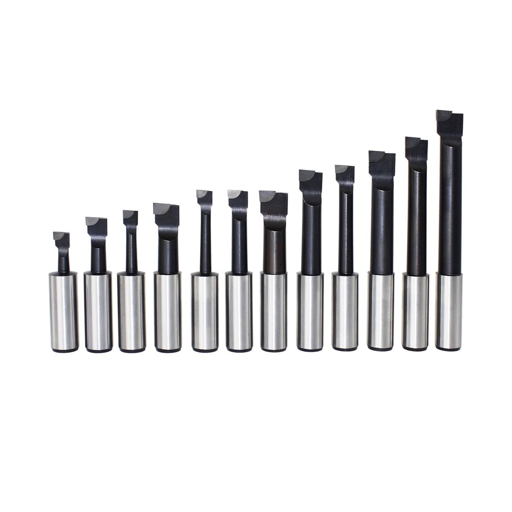 Durable Milling Tool Set with 3" Head and 12 Carbide Bars for Versatile Use