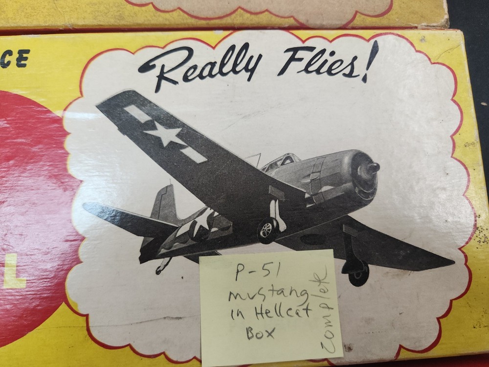 Incomplete kit lot Vintage Balsa model planes 4 Comet kits