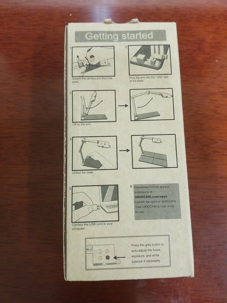 OKIOCAM S USB Camera for Chromebook,PC,and Mac