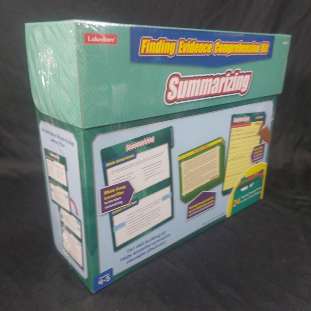 Lakeshore Finding Evidence Comprehension Kit Grades summarizing Grades 4-5