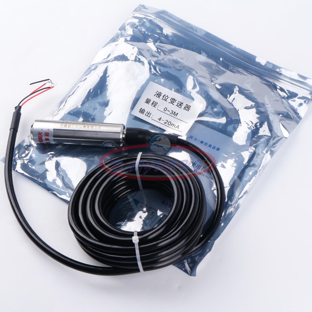 4-20MA Level Transmitter Stainless Steel Liquid Level Sensor Input Type New