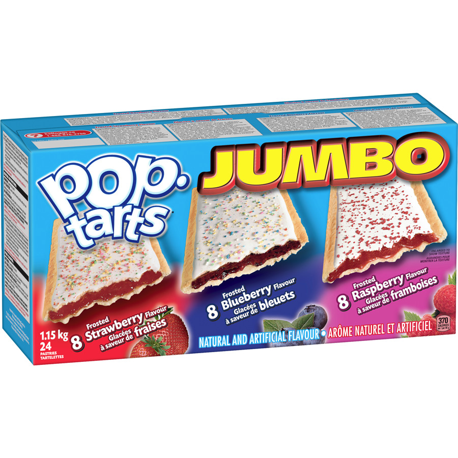 2-Pack Kelloggs Poptarts Jumbo Pastries