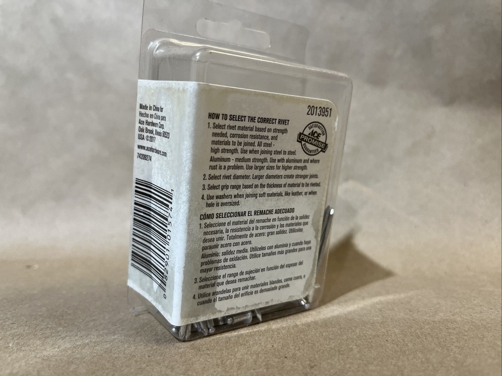 Ace Hardware 1/8” Rivets 2013951