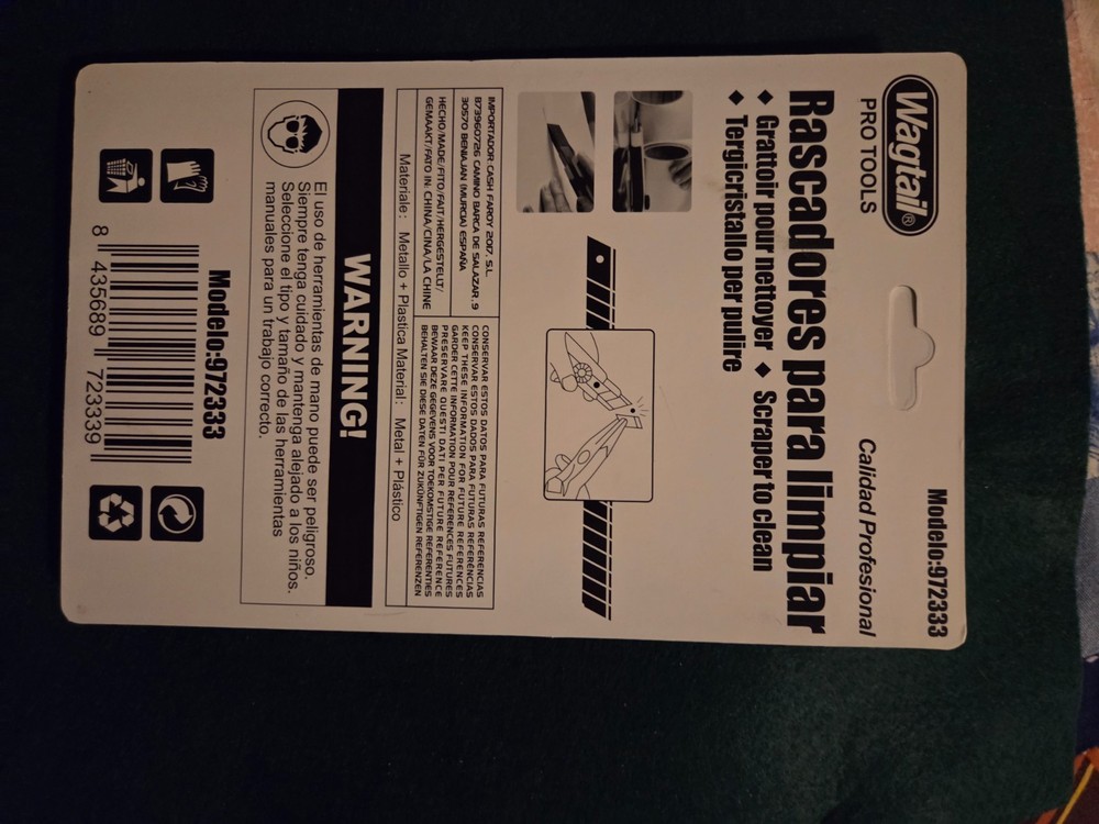 2 pack Razor Blade Scraper, Glass Window Scraper,