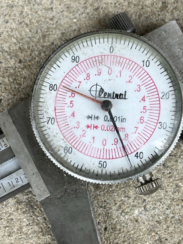 Central Tools 6” Dial Caliper .001” / .02mm