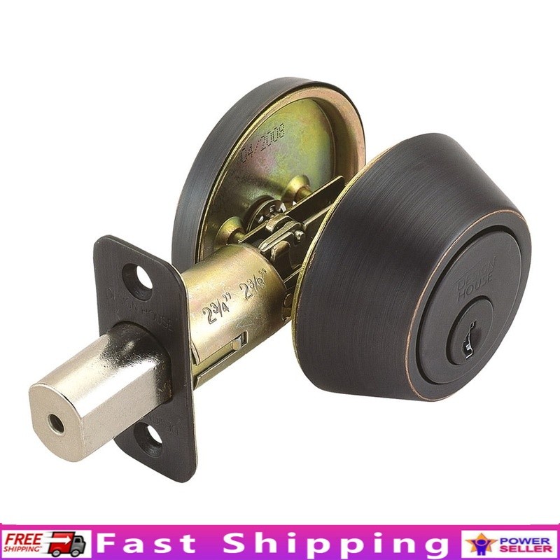 Single Cylinder Adjustable Backset Deadbolt Lockset Security Home Hardware New