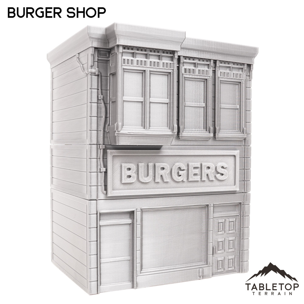 Burger Restaurant - Marvel Crisis Protocol Building - Tabletop Terrain MCP