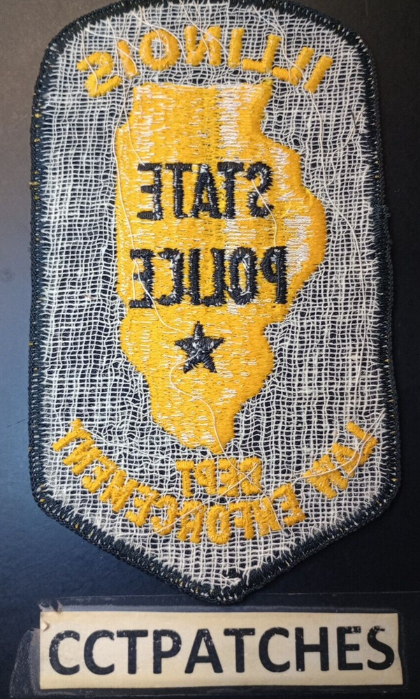 ILLINOIS STATE POLICE LAW ENFORCEMENT SHOULDER PATCH IL