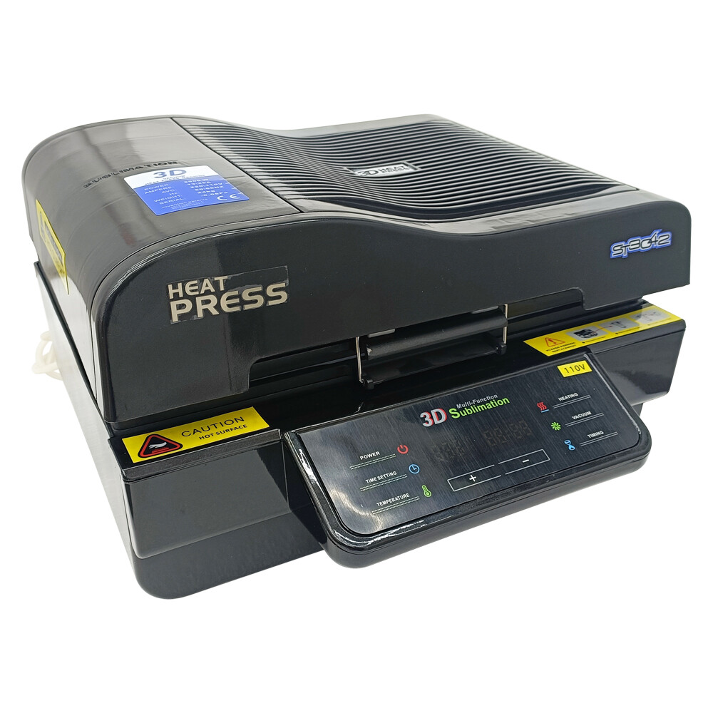 Heat Press Multi-Function 3D Sublimation Machine 2800W 3D Vacuum Sublimation Set