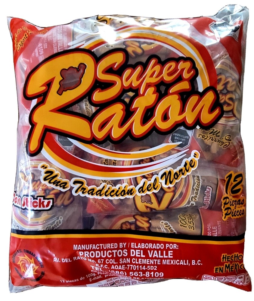 Churritos (corn sticks) Super Raton 12 pack