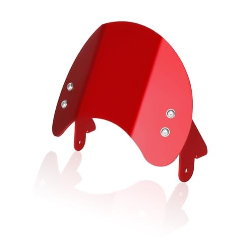 Monkey125 Windshield Screen Compatible With MONKEY 125 2018-2025 Motorcycle Red