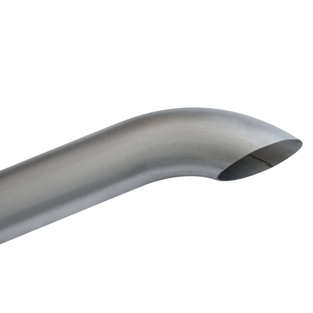 BRAND NEW 5" OD X 60" Aluminized Curved Stack Pipe Universal Fit