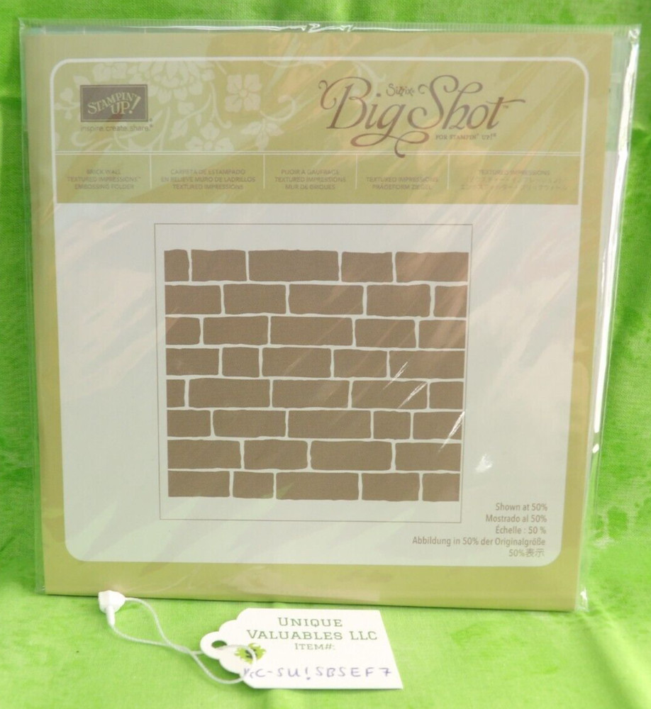 Sizzix Big Shot Embossing Folder 138288 TEXTURED IMPRESSIONS