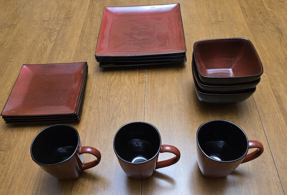 Threshold Elemental Poppy Square Plates Sold By The Piece