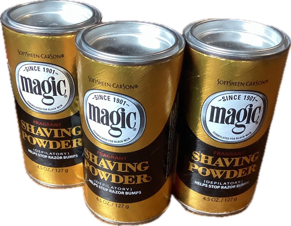 Magic Shaving Powder FRAGRANT - 4.5 oz. each - 3-PACK