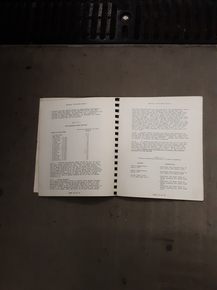 Testmaster 108 operating instructions