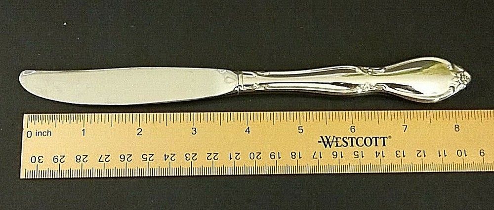 Oneida Chatelaine stainless 8 1/2" hollow handle dinner knife