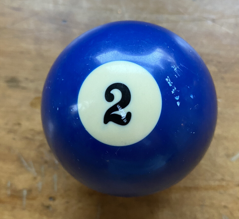 #2 Billiard Pool Table Standard Replacement Ball 2 ¼”