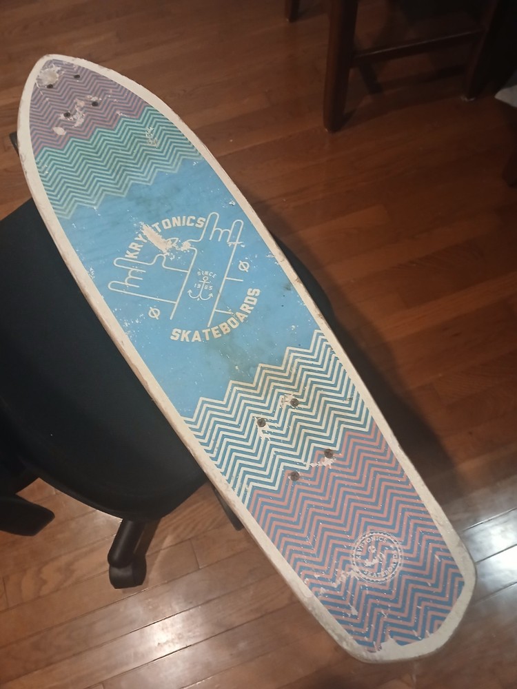 kryptonics 36" longboard cruiser skateboard