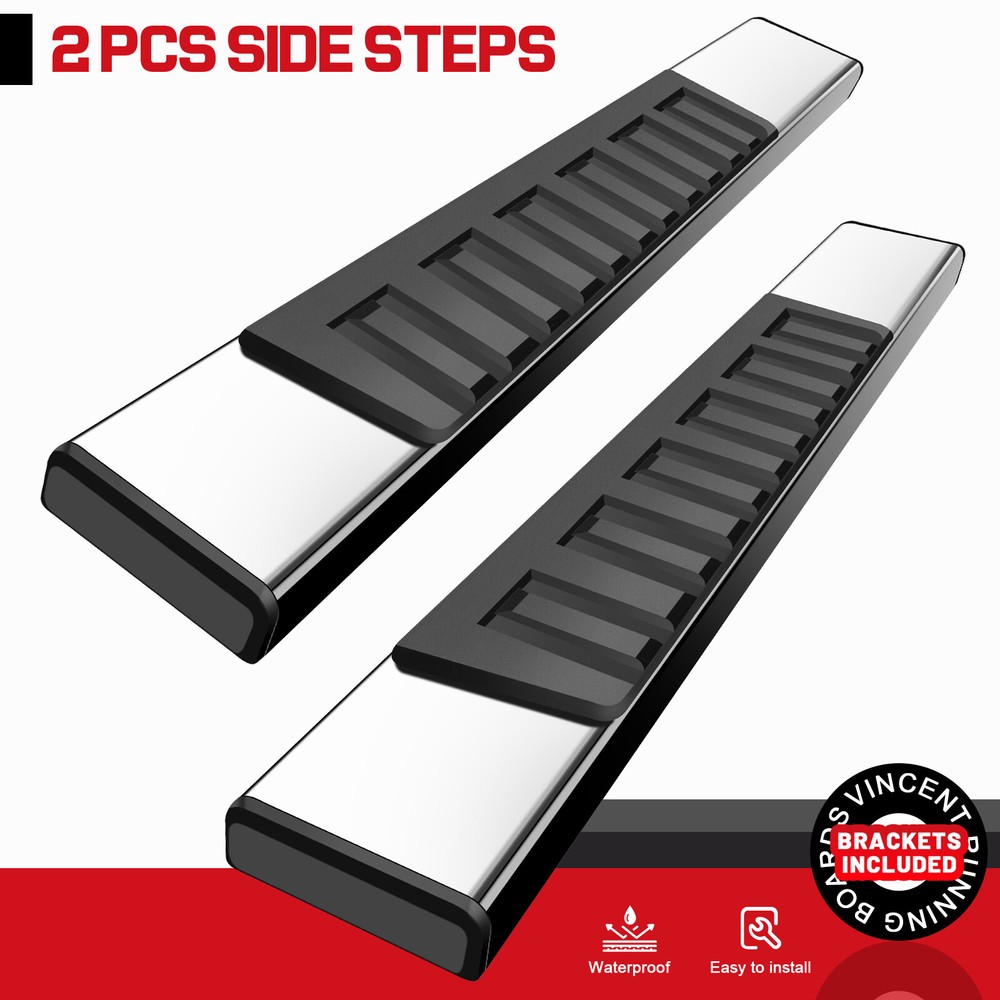 Side Step For 2002-2008 Dodge Ram 1500 Regular Cab 6" Running Board Nerf Bar S/S