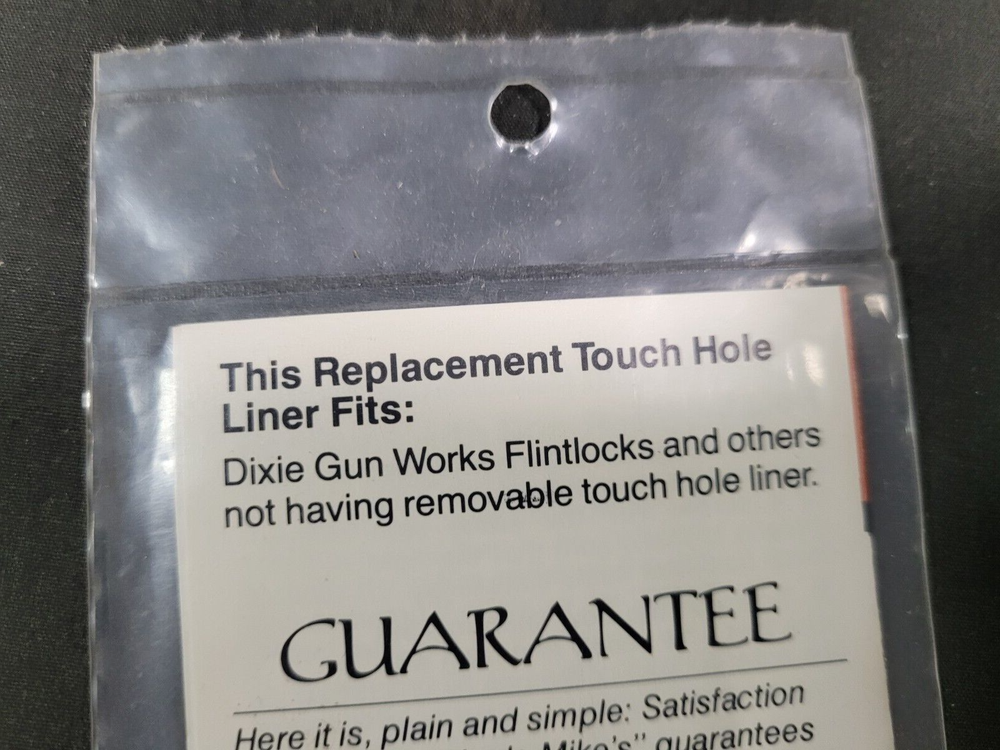 UNCLE MIKE'S 2951-0 5-16-24 FLINTLOCK TOUCH HOLE LINER MUZZLELOADING NOS 4