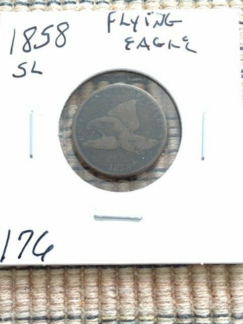 1858 FLYING EAGLE CENT SMALL LETTERS