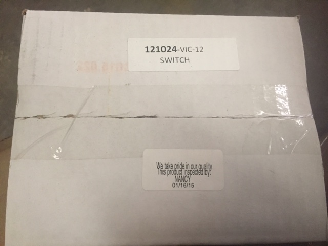 Draper VIC-12 121024 Switch (NEW)