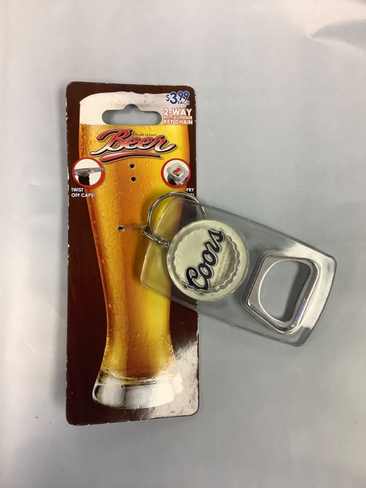 Coors 2 Way Keychain Bottle Openers