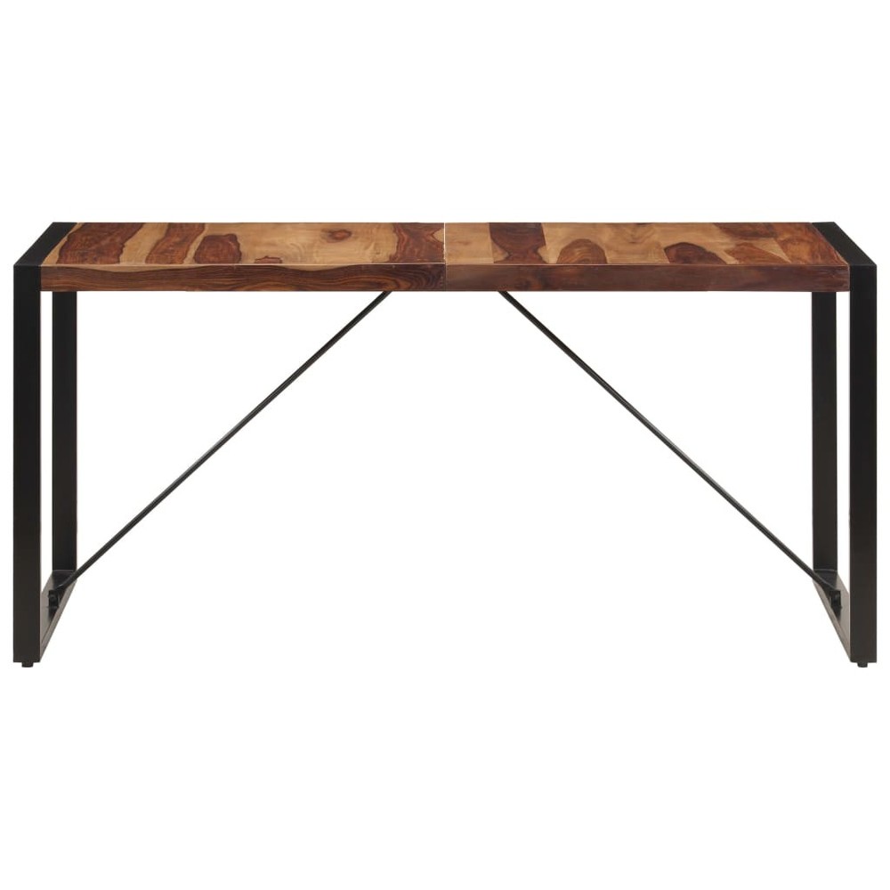 Dining Table Kitchen Table Dining Room Dinner Table Solid Acacia Wood vidaXL
