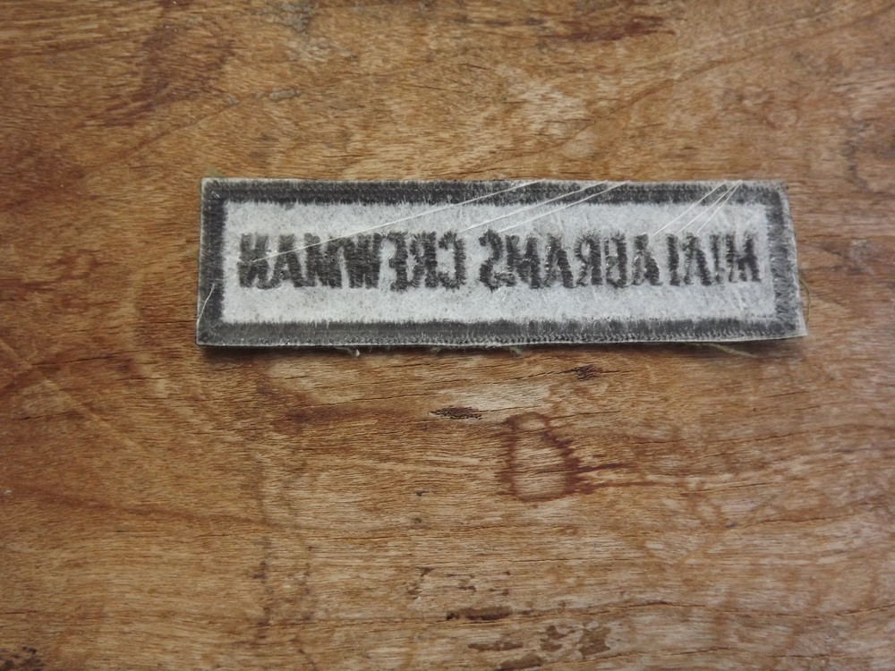 M1A1 ABRAMS CREWMAN Qualification Tab - INV# C1139