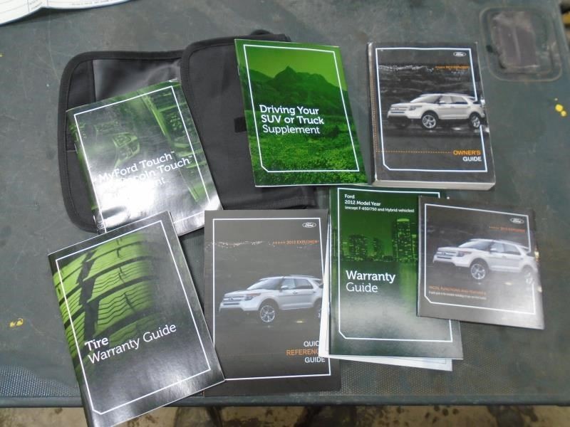 EXPLORER 2012 Owners Manual 1367111