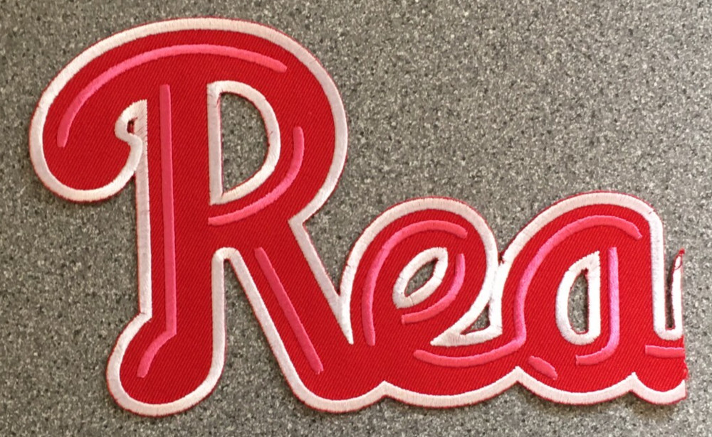 2008-12 READING PHILLIES EASTERN MINOR LEAGUE BASEBALL 13" SCRIPT PATCH SET 1
