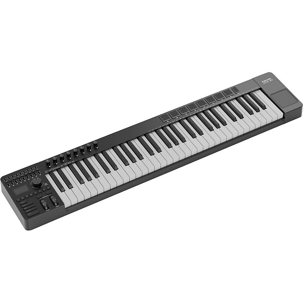 NUX NTK-61 MIDI Keyboard Controller Black LN
