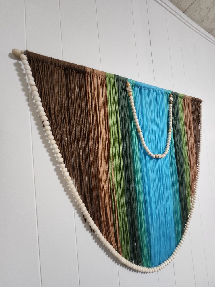 BOHO Yarn Wall Art 32x32 Inches