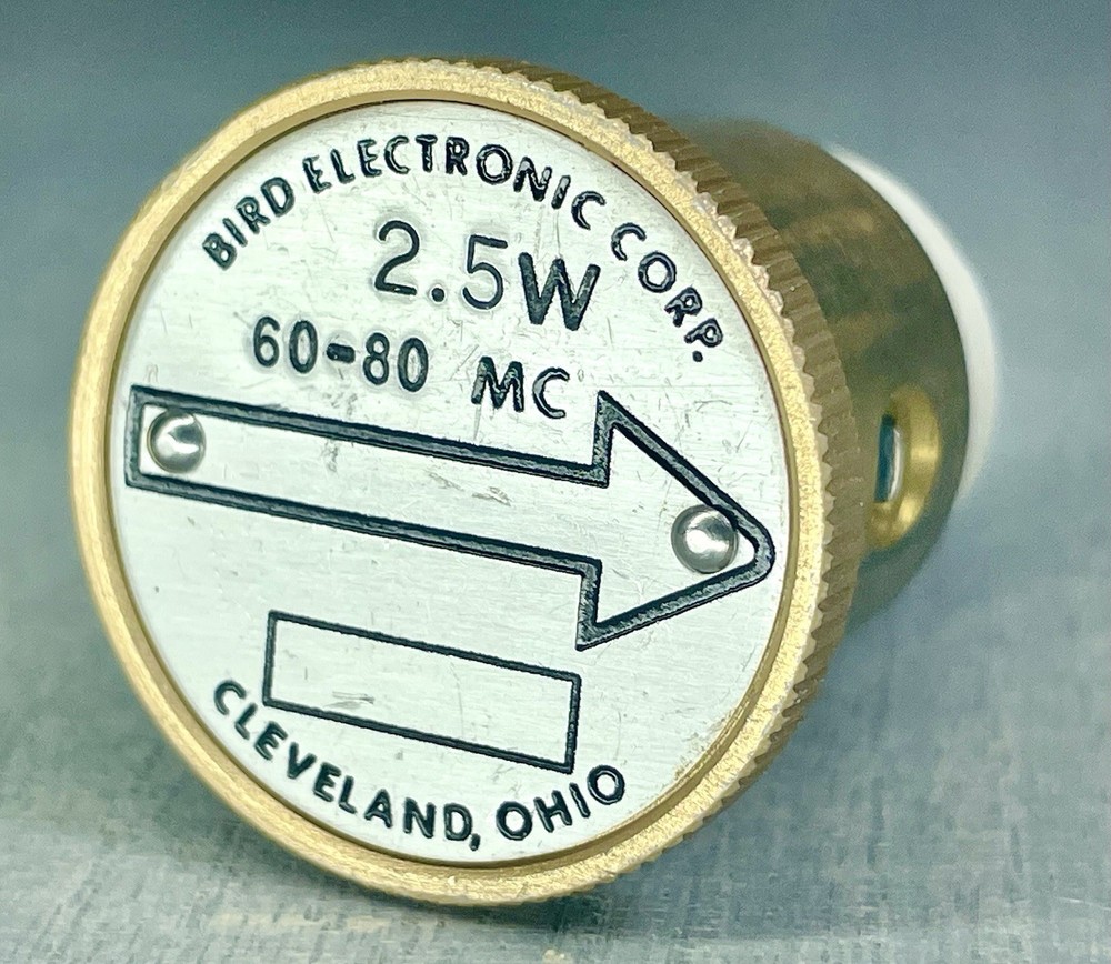Bird 43 Thruline WattMeter Element 2.5W 060-2 60-80 MC