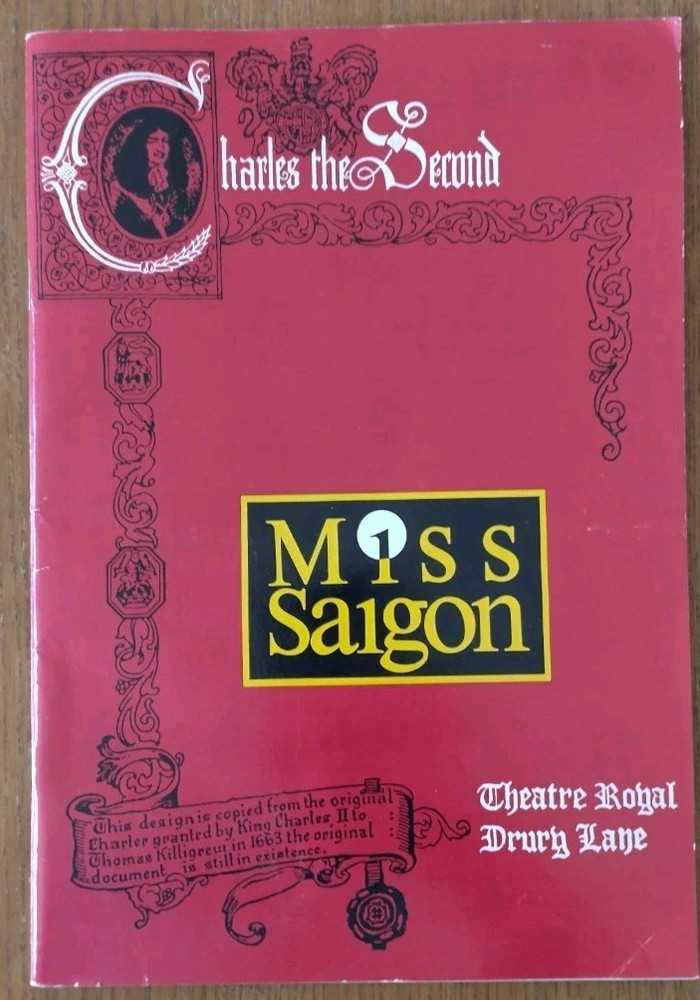 Miss Saigon Programme - Drury Lane 1998