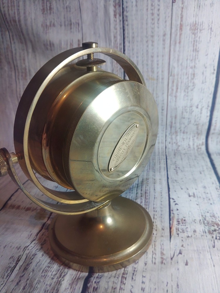 Vintage Heavy Brass Nautical Themed Working Clock